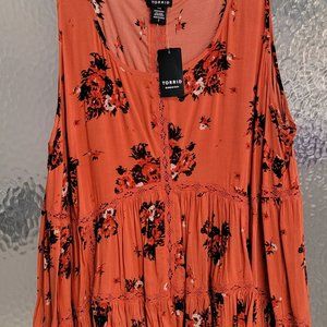 NWT Torrid Sleeveless Top Sz. 2
